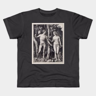 Albrecht Dürer, Adam and Eve,Engraving Kids T-Shirt